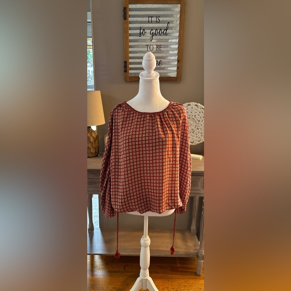 Max Studio Cinched Blouse